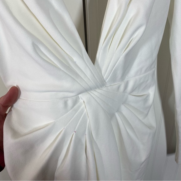 Lulus Stunning Romance White‎ Long Sleeve Mermaid Maxi Dress Wedding Party - Picture 4 of 9